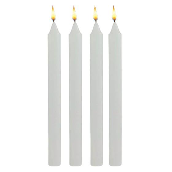Imagem de velas castiçal 12 unidades decoração