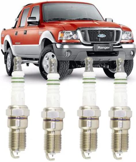 Imagem de Velas de Ignição FORD RANGER 2005 a 2012 Motor 2.3 16v Iridium