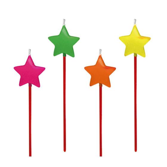 Imagem de Velas Estrelas Coloridas - SilverFestas