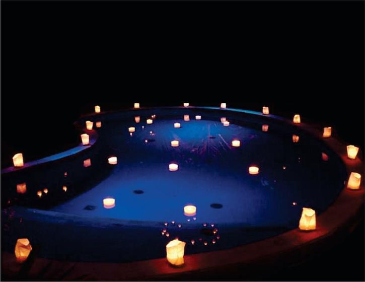 Imagem de Velas Flutuante Para Piscina 10 Unidades 