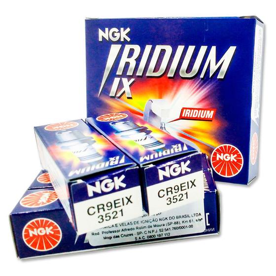 Velas Iridium Xj6 Ngk Cr9eix Menor preço em Velas Iridium Xj6 Ngk Cr9eix