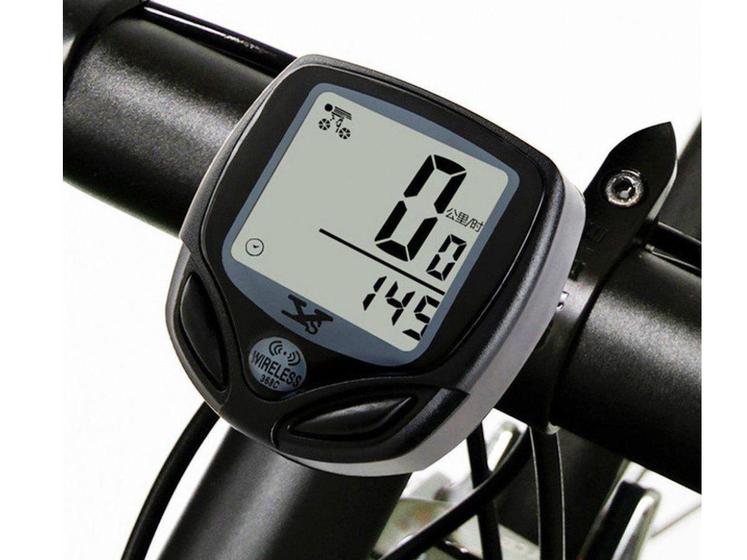 Imagem de Velocímetro para bicicleta  digital sem fio 15 funções acessório para bike