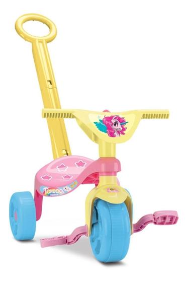 Imagem de Velocípede Infantil Triciclo Unicórnio Menina - Samba Toys