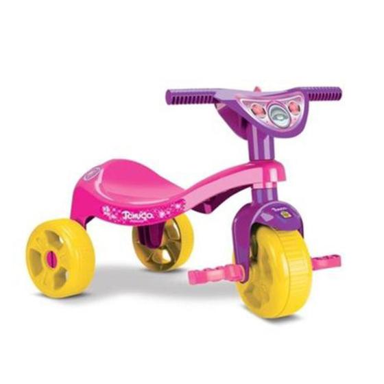 Imagem de Velotrol Triciclo Infantil Teia Morcego Princesas Unicornio