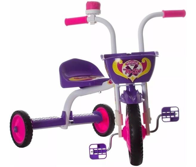 Velotrol Triciclo Infantil Ultra Bikes Top Girl Menina Roxo é boa?