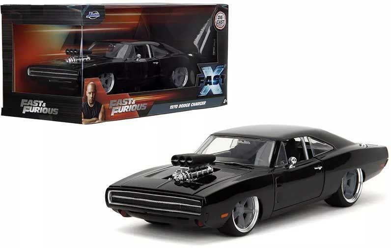 Imagem de Velozes E Furiosos 10 Dodge Charger 1970 Preto Jada 1/24