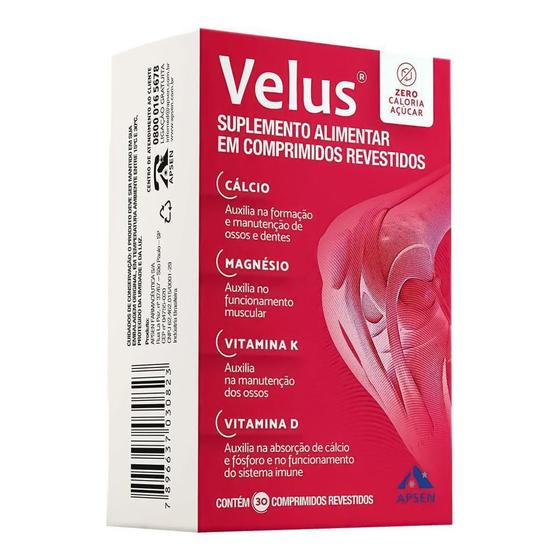 Imagem de Velus magnésio com 30 comprimidos