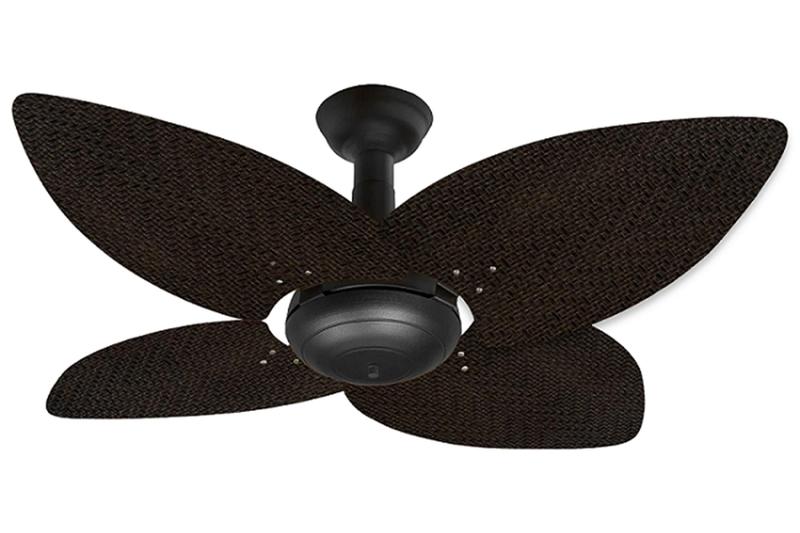 Imagem de Vent. de Teto Office Jet Aspen Venti-Delta Preto Rattan 110V