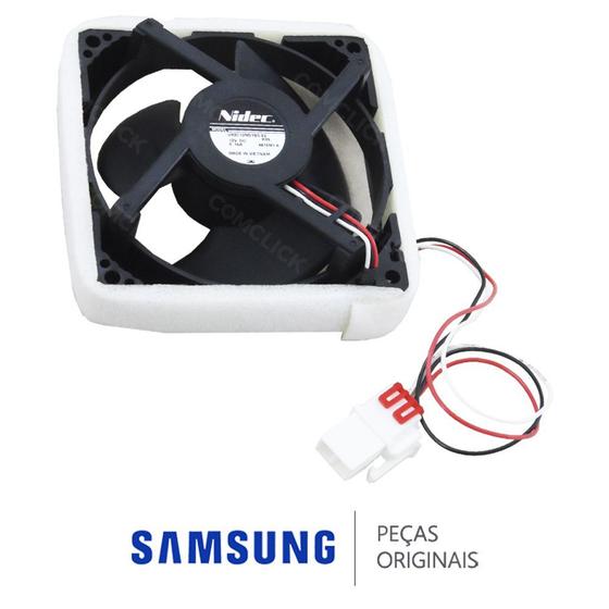 Imagem de Ventilador 12V / 0.16A / 1.92W do Freezer para Refrigerador Samsung RF263BEAESL, RT35, RT38