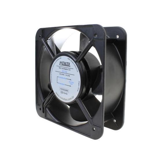 Imagem de Ventilador 24VCC 150x150mm 2500 RPM Bucha UL 94V-0