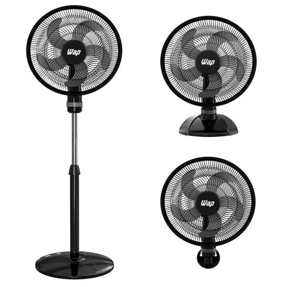 Imagem de Ventilador 50 cm 5 pás wap rajada turbo w130 3 em 1  220v