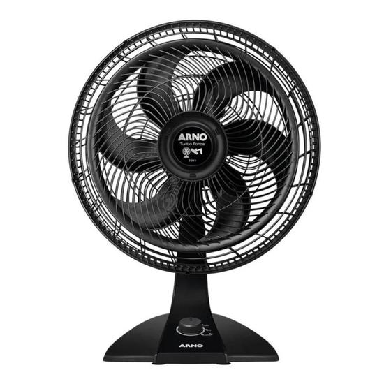 Ventilador Arno 2 em 1 Turbo Force Preto VF42 Menor preço em Ventilador Arno 2 em 1 Turbo Force Preto VF42