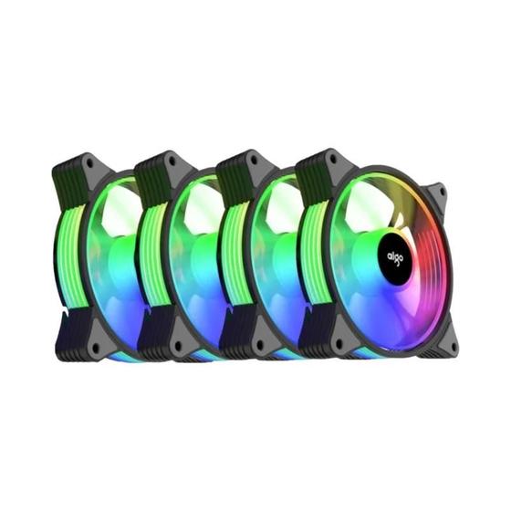 Imagem de Ventilador Case Aigo AR12 120mm RGB Silencioso - com Porta SATA Aura Sync