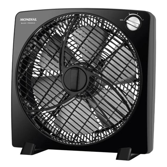 Imagem de Ventilador Circulador de Ar Mondial 110V de Piso 6 Pás 30cm Preto - CA-02