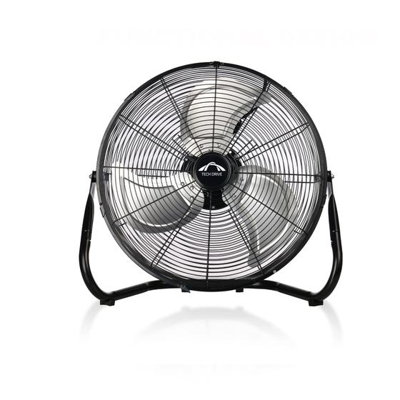 Imagem de Ventilador de chão Tech Drive High Velocity 30cm 3 velocidades preto