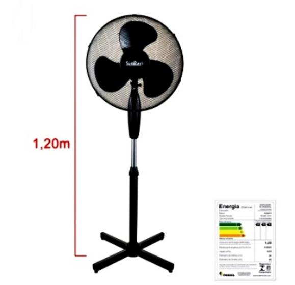 Ventilador de coluna 40cm Preto Pedestal Silencioso e Potente 110V e 220V Econômico Menor preço em Ventilador de coluna 40cm Preto Pedestal Silencioso e Potente 110V e 220V Econômico