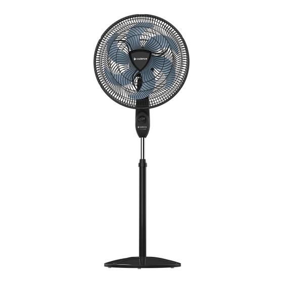 Imagem de Ventilador de Coluna Cadence Eros Turbo Preto 220V VTR869