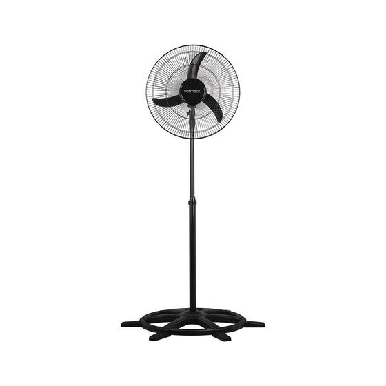 Ventilador De Coluna Oscilante 60cm New Silencioso Ventisol Preto 220V Menor preço em Ventilador De Coluna Oscilante 60cm New Silencioso Ventisol Preto 220V