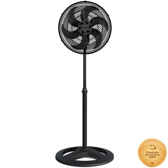 Ventilador de Coluna Oscilante Turbo 6 Pás 40cm - Preto Menor preço em Ventilador de Coluna Oscilante Turbo 6 Pás 40cm - Preto