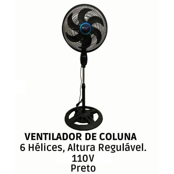 Imagem de Ventilador De Coluna Solaris Hélice 6 Pás Ultra Potente Tensão 110v