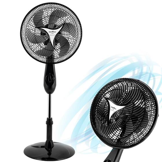 Imagem de Ventilador de coluna turbo max force 75w potente  30cm 6 pás