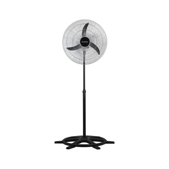 Ventilador De Coluna Ventisol Linha Comercial 60cm 3 Pás Controle de Velocidade 130W Bivolt Cor Preto Menor preço em Ventilador De Coluna Ventisol Linha Comercial 60cm 3 Pás Controle de Velocidade 130W Bivolt Cor Preto