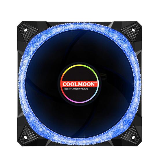 Imagem de Ventilador de Gabinete Magic Diamond 120mm ARGB PWM - Iluminação RGB Controlável - Silencioso