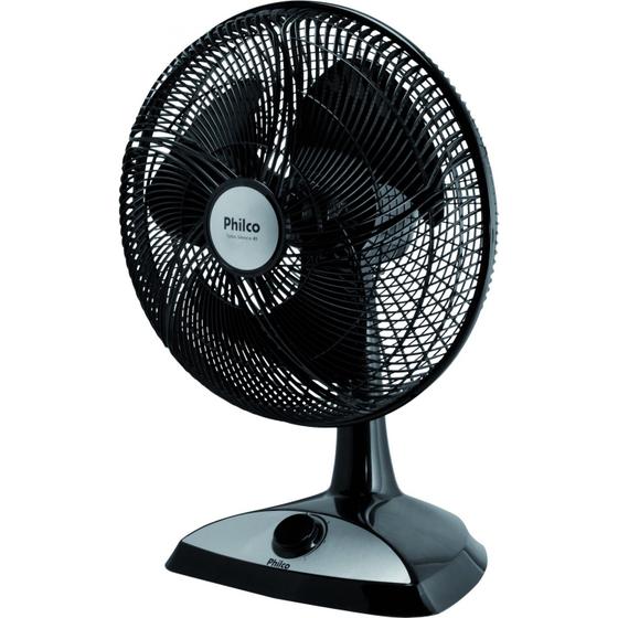 Imagem de Ventilador de Mesa 3 Velocidades Turbo Silence 40 Philco 220V Preto/Prata