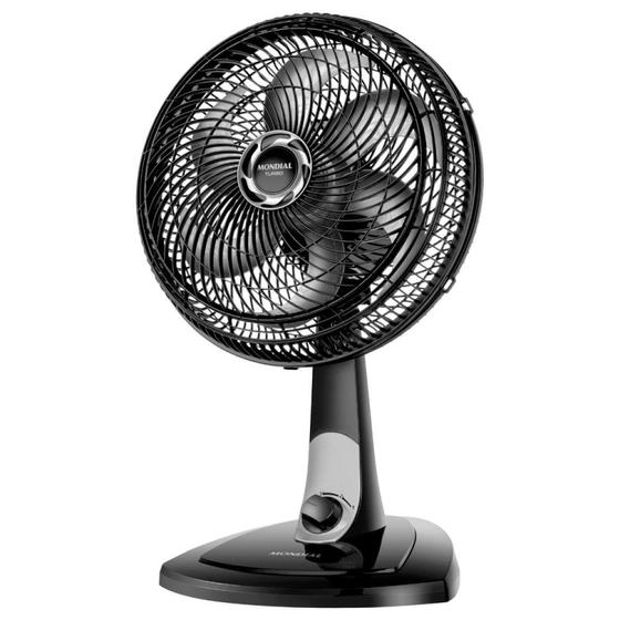 Imagem de Ventilador de Mesa 30cm Turbo 60w 220v Vt-30-nb Mondial Preto/Prata