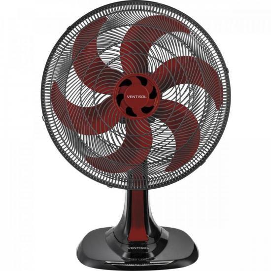 Imagem de Ventilador de Mesa 40 CM 127V TURBO6 Vermelho Ventisol