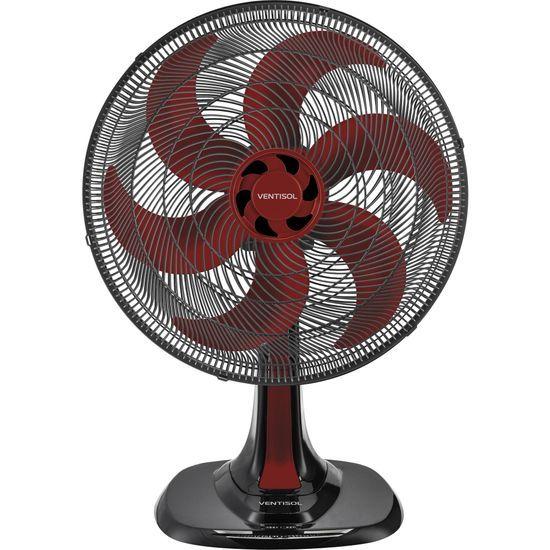 Imagem de Ventilador de Mesa 40cm 220V TURBO6 Vermelho VENTISOL