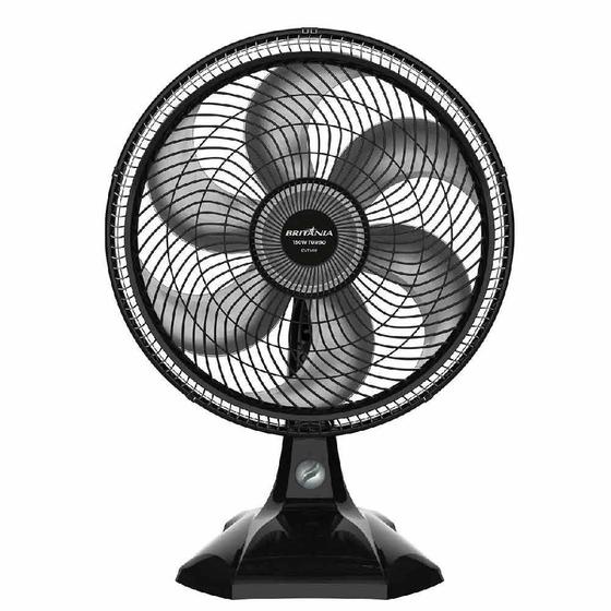 Imagem de Ventilador de Mesa 40cm 6 Pás Maxx Force Britânia BVT400 Preto com Prata 127V