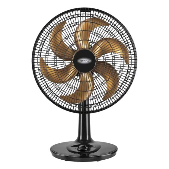 Imagem de Ventilador de Mesa 40cm Ventimais Turbo Preto E Bronze 220V