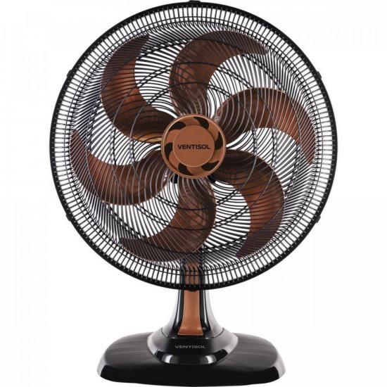 Ventilador de Mesa 50cm 220V TURBO6 Bronze VENTISOL Menor preço em Ventilador de Mesa 50cm 220V TURBO6 Bronze VENTISOL