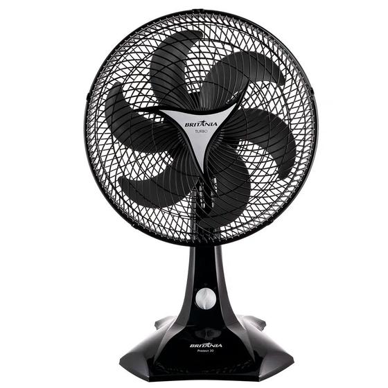 Imagem de Ventilador de Mesa Britânia Protect 30 Six 6 Pás 55W 220v