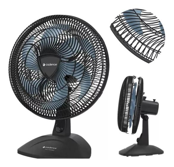 Imagem de Ventilador de Mesa Cadence Eros Turbo 40cm 220v Preto Vtr409-220