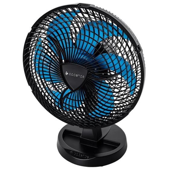 Imagem de Ventilador De Mesa Cadence Vtr560 New Windy 30cm Preto E Azul