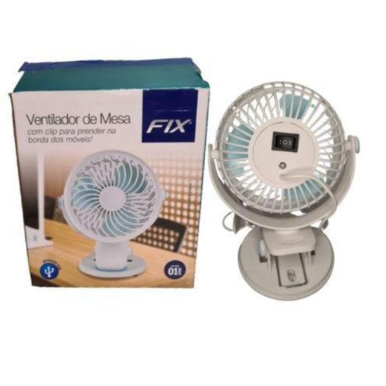 Imagem de Ventilador DE MESA Com Clip Para Prender Na CORDAS DOS MOVEIS Portáti - fix