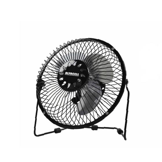 Imagem de Ventilador de mesa de metal e alumínio 19x19.6