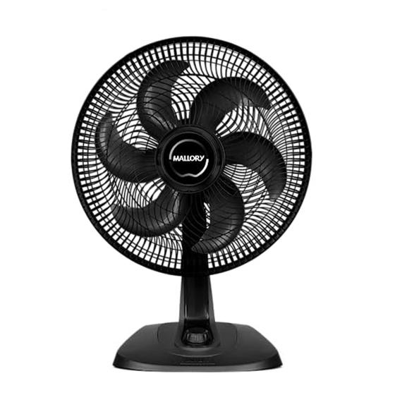 Ventilador de Mesa Mallory Turbo Fresh 40cm 6 Pás 3 Velocidades Preto 220 V Menor preço em Ventilador de Mesa Mallory Turbo Fresh 40cm 6 Pás 3 Velocidades Preto 220 V