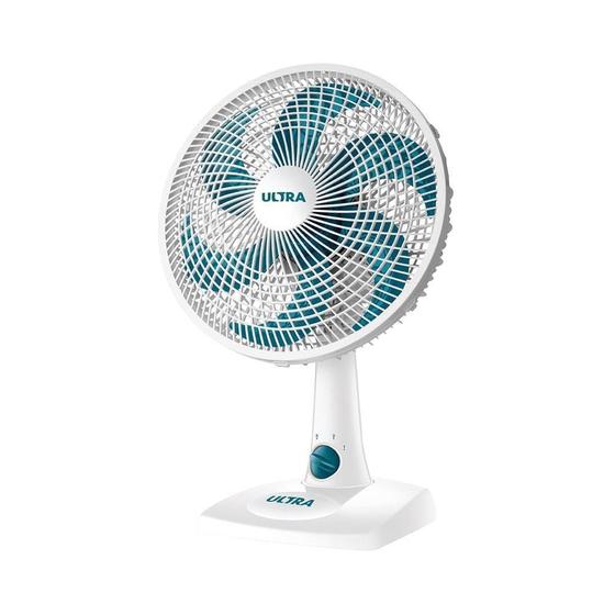 Imagem de Ventilador de Mesa Mondial 30 cm ULTRA V-30, 6 Pás, 3 Velocidades, Branco e Azul