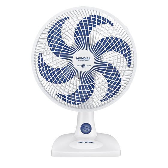 Imagem de Ventilador de Mesa Mondial 6 Pás Super Power Branco VSP-30-W - 30cm 127V