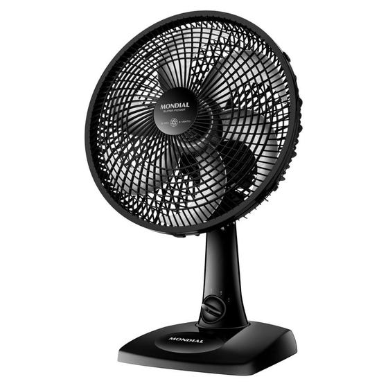 Ventilador de Mesa Mondial 6 Pás Super Power Preto VSP-30-B - 30cm 127V Menor preço em Ventilador de Mesa Mondial 6 Pás Super Power Preto VSP-30-B - 30cm 127V
