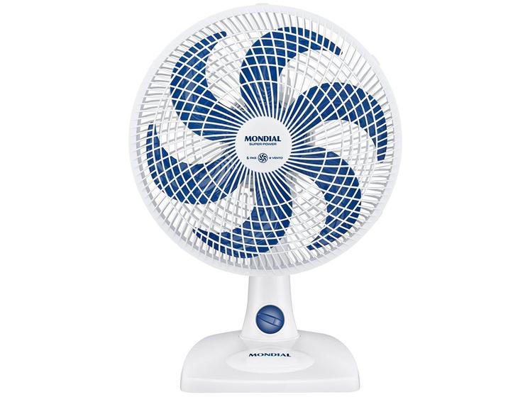 Ventilador de Mesa Mondial Super Power VSP-30-W Imagem de Ventilador de Mesa Mondial Super Power VSP-30-W