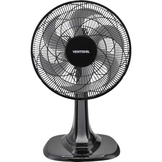 Imagem de Ventilador De Mesa Oscilante 30Cm Com 6 Pás Turbo Preto