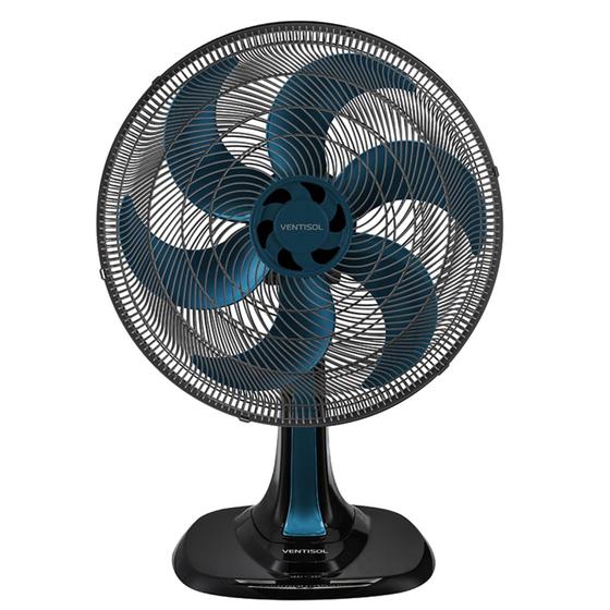 Imagem de Ventilador de Mesa Turbo 6 Pás 50cm Azul 110 Volts Premium - 10032 - VENTISOL