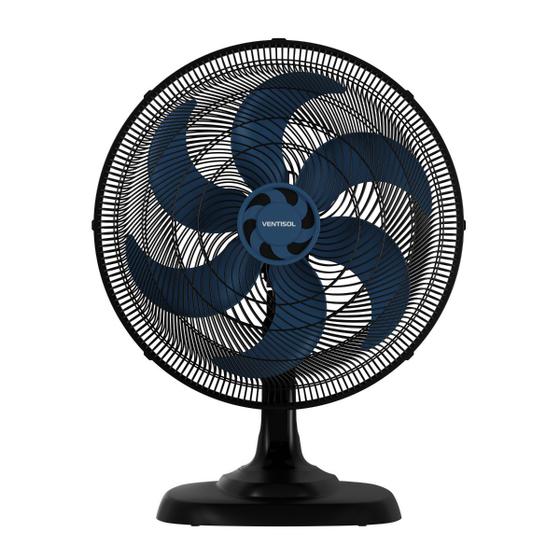 Imagem de Ventilador de Mesa Turbo 6 Pás Osc 50cm 127v ou 220v com 3 Velocidades Ventisol