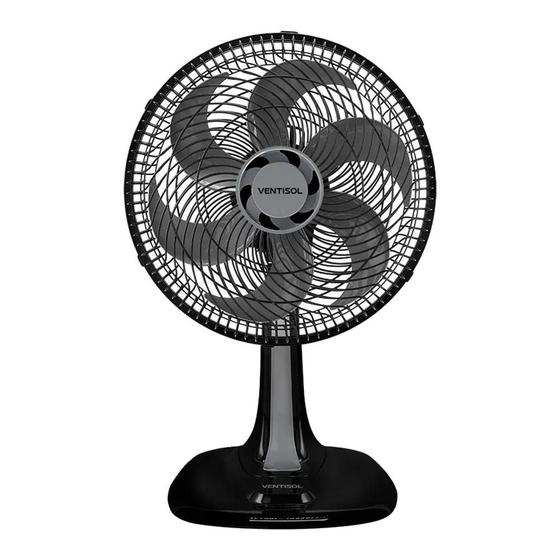 Imagem de Ventilador de Mesa Turbo Ventisol 220V Premium 30CM TURBO6P Preto