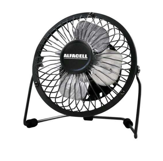 Ventilador de Mesa USB Mini com 4 Pás de Metal Potente e Silencioso - Envio Já Menor preço em Ventilador de Mesa USB Mini com 4 Pás de Metal Potente e Silencioso - Envio Já