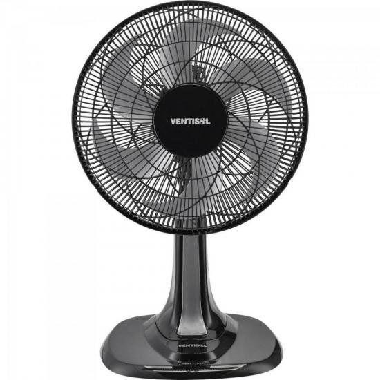 Imagem de Ventilador de Mesa Ventisol Turbo 6 30cm Preto/Cinza 127v